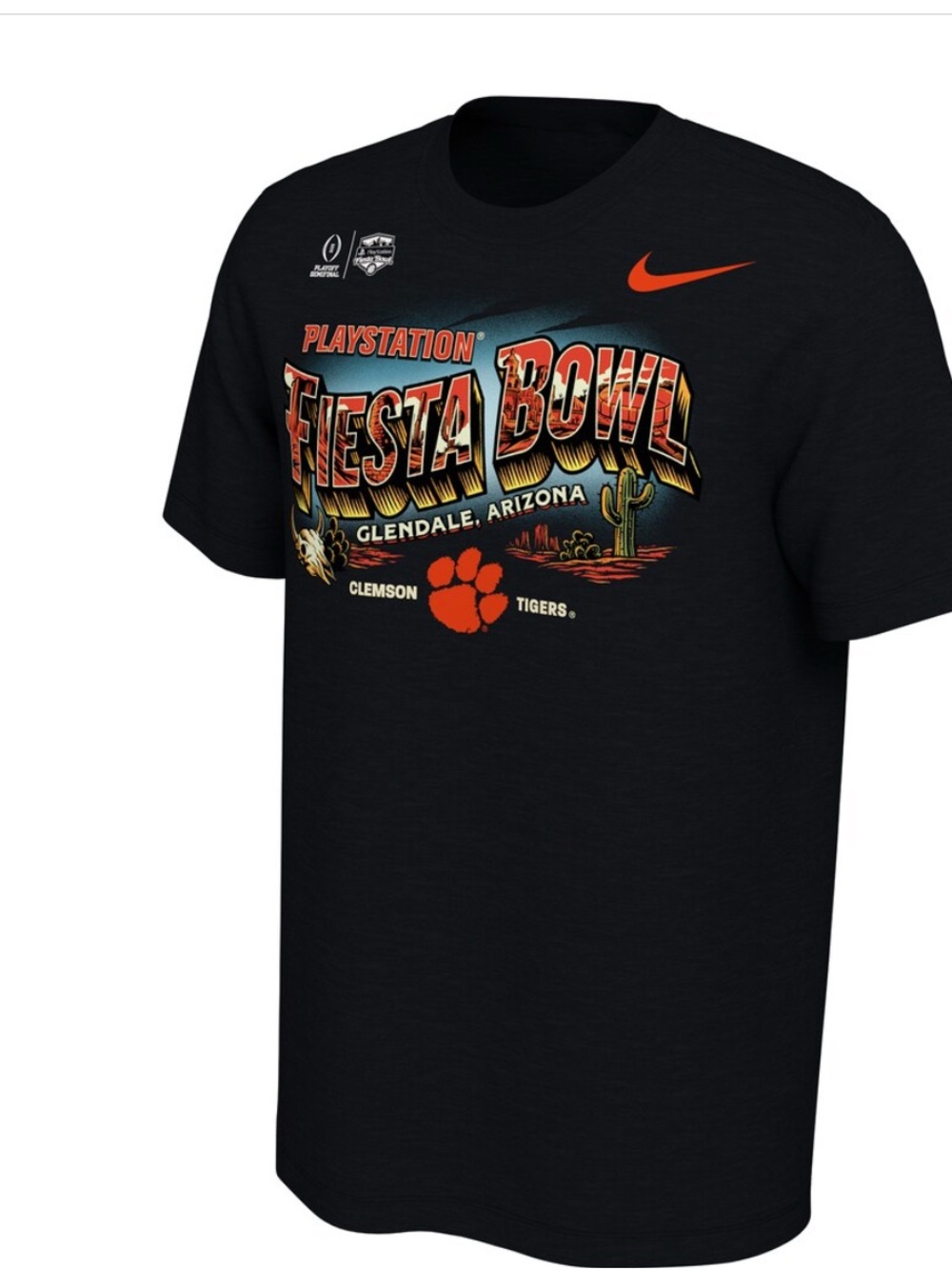 PlayStation NIKE TEE Fiesta Bowl Glendale,AZ Clemson University Tigers Sz M